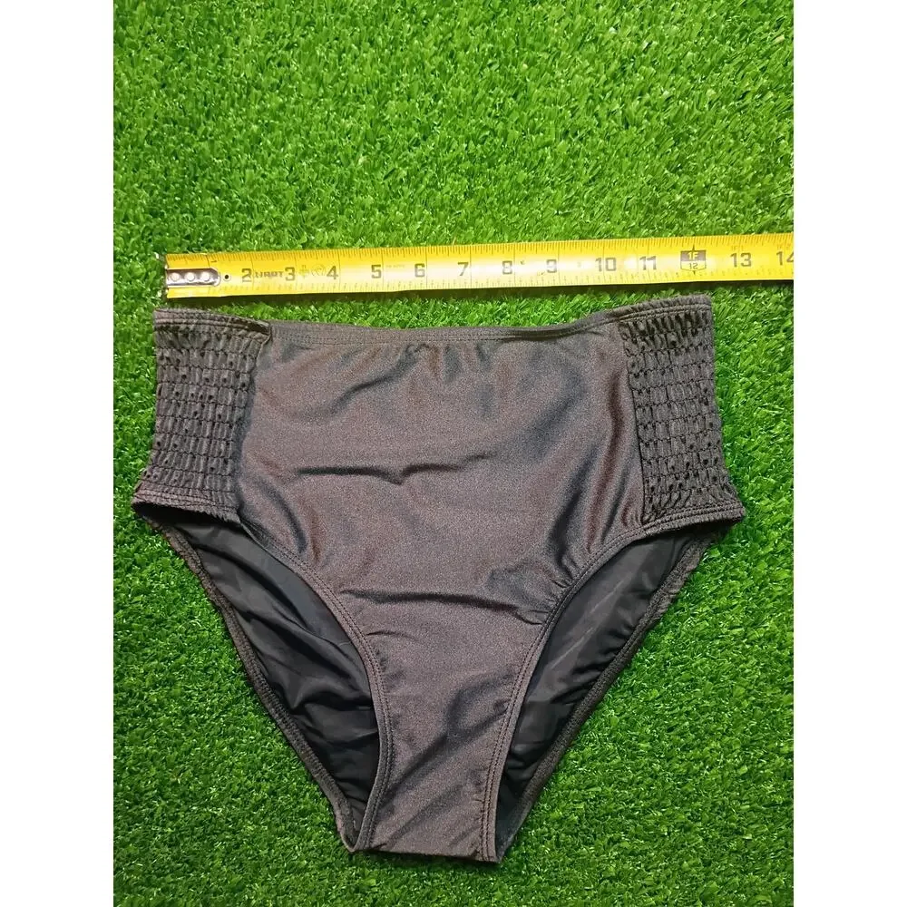 Betsey Johnson Women's Black Bikini Bottoms S NWT